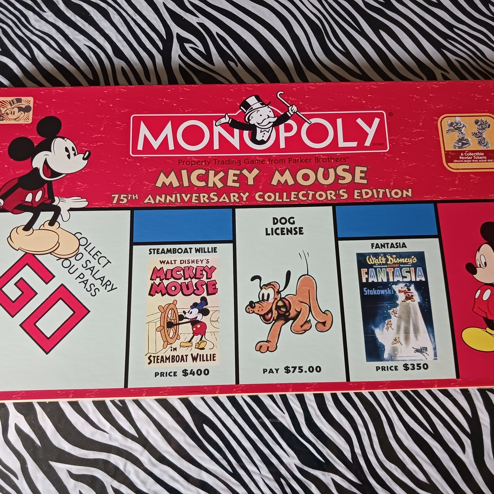 Monopoly Mickey Mouse 75th Anniversary Collector's Edition